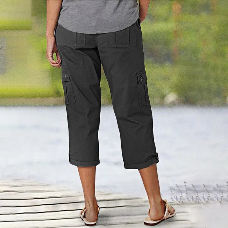 🔥 Hot Sale 🔥Women's High Elasticity Multi-pocket Casual Shorts