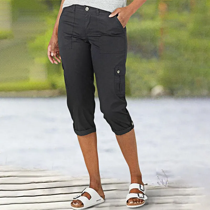🔥 Hot Sale 🔥Women's High Elasticity Multi-pocket Casual Shorts