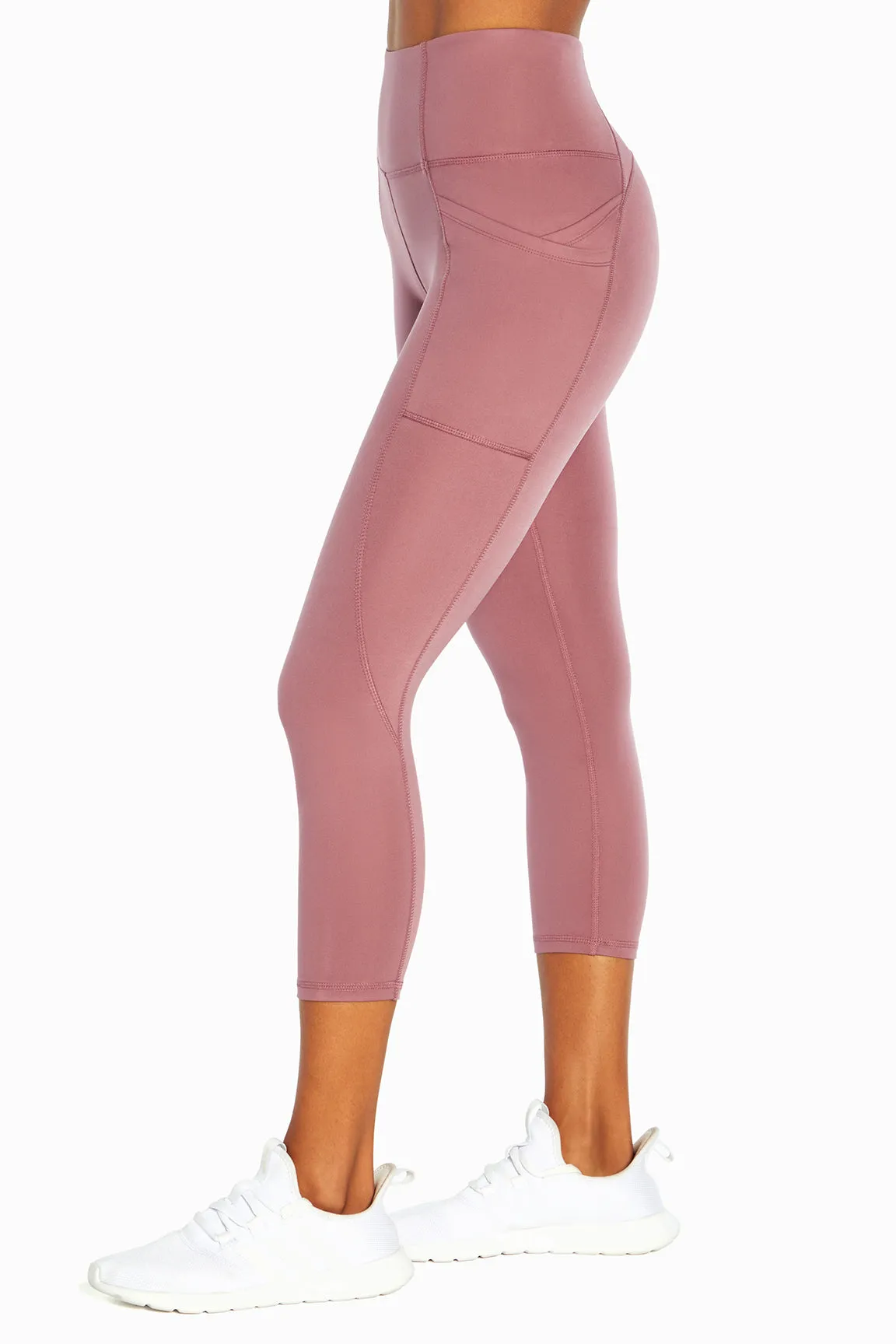 Abigail Side Pocket Mid Calf Capri