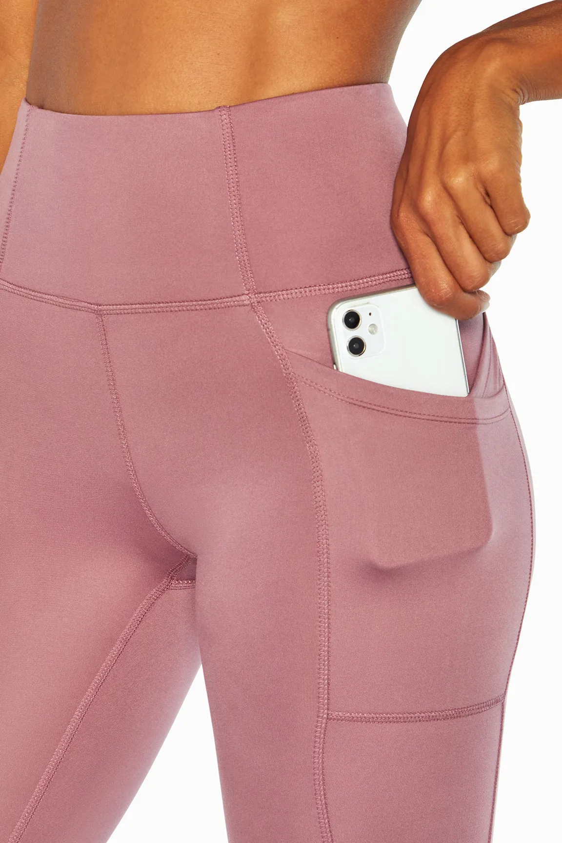 Abigail Side Pocket Mid Calf Capri