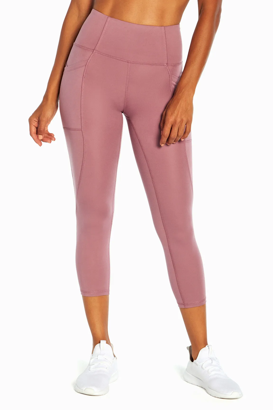 Abigail Side Pocket Mid Calf Capri