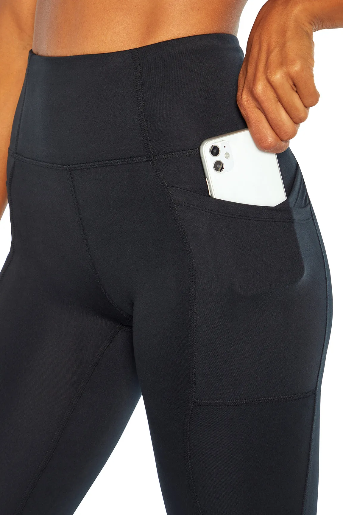 Abigail Side Pocket Mid Calf Capri
