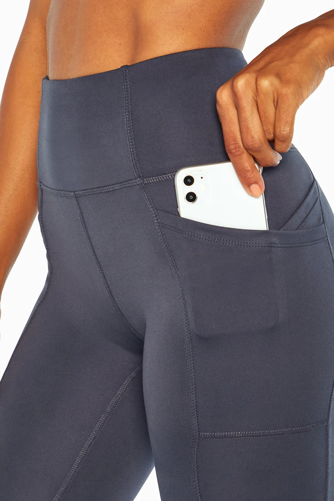 Abigail Side Pocket Mid Calf Capri