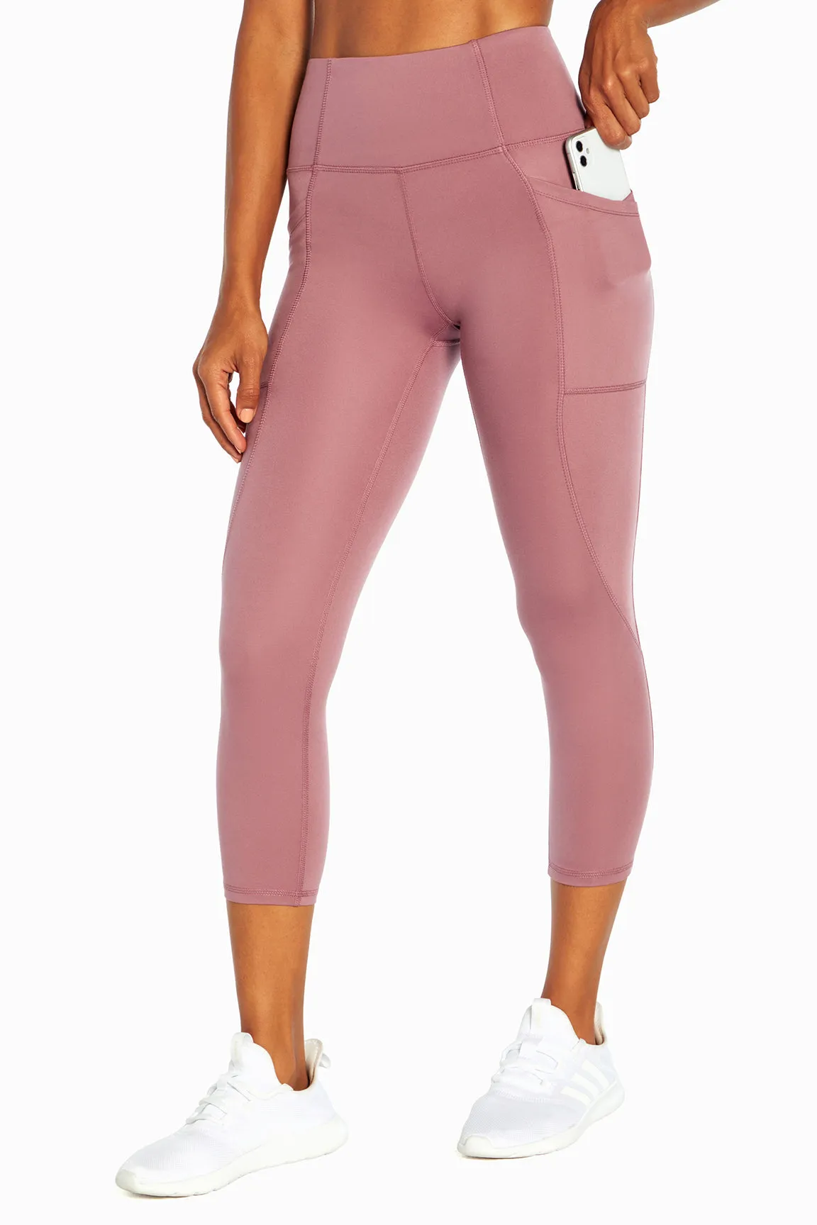 Abigail Side Pocket Mid Calf Capri