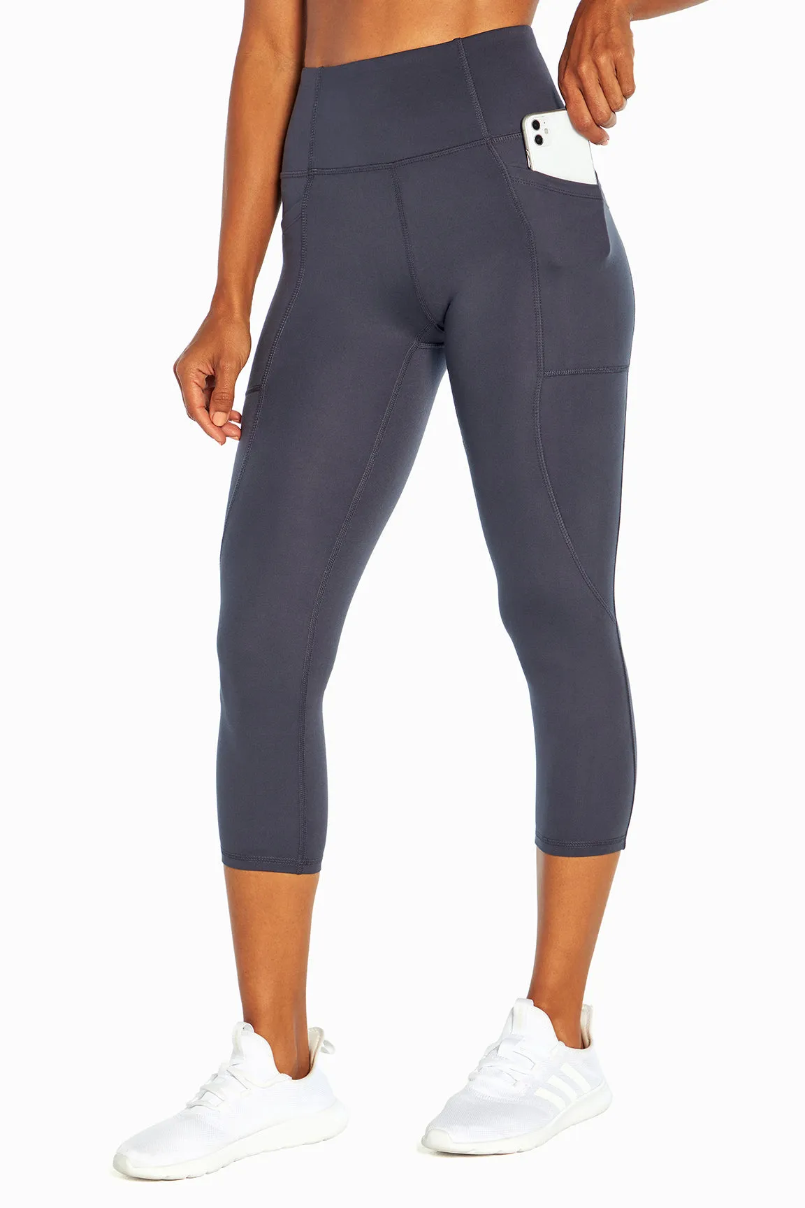 Abigail Side Pocket Mid Calf Capri