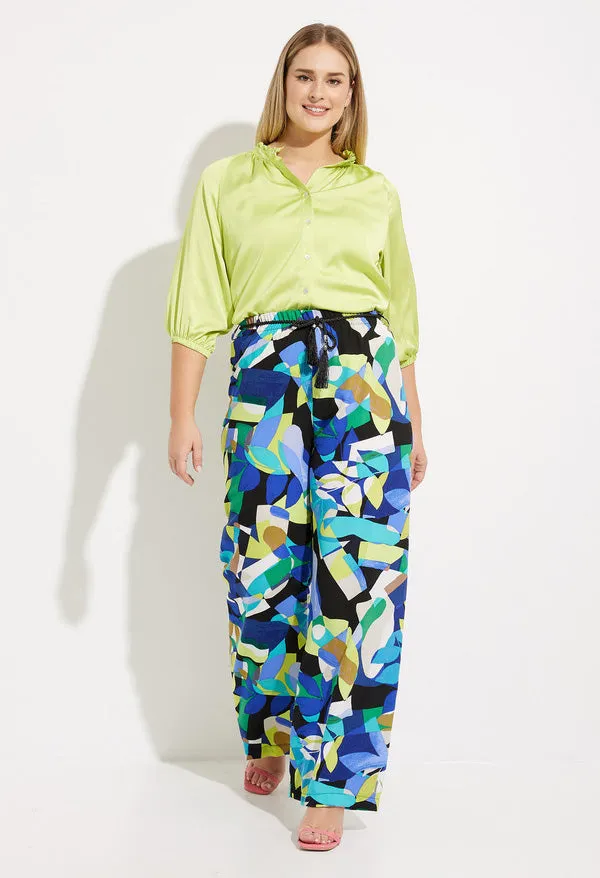 Abstract Print Pants