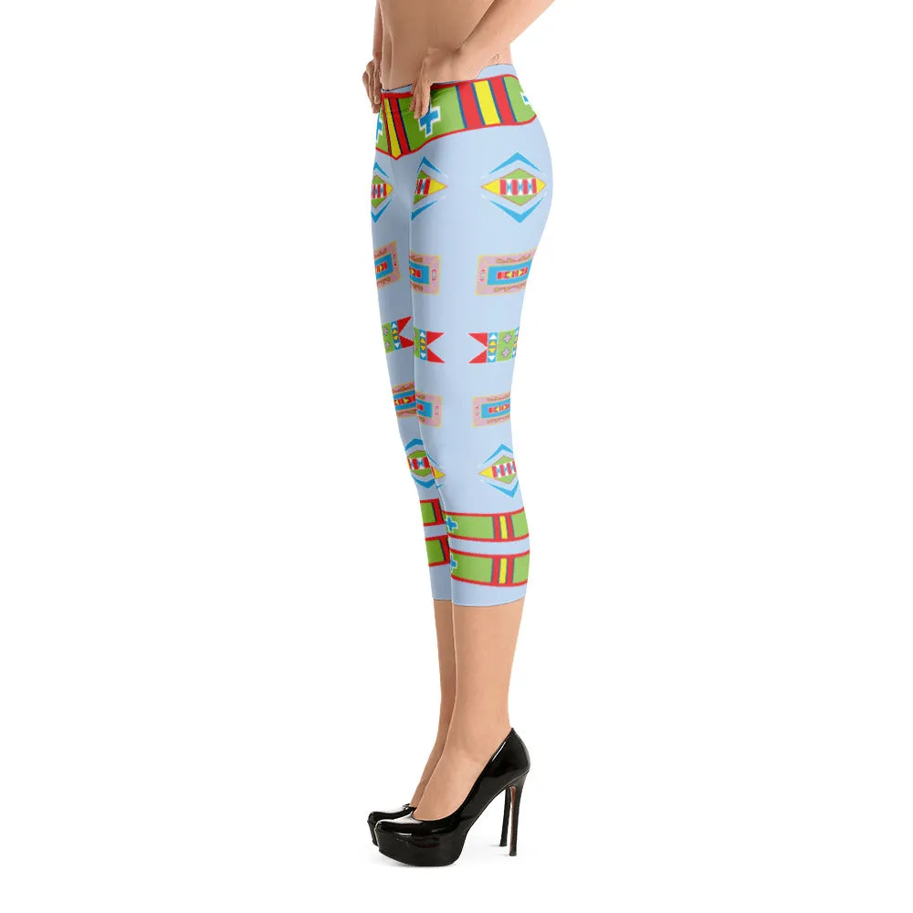 Baaalaxiileetash "I am Fearless" Capri Leggings