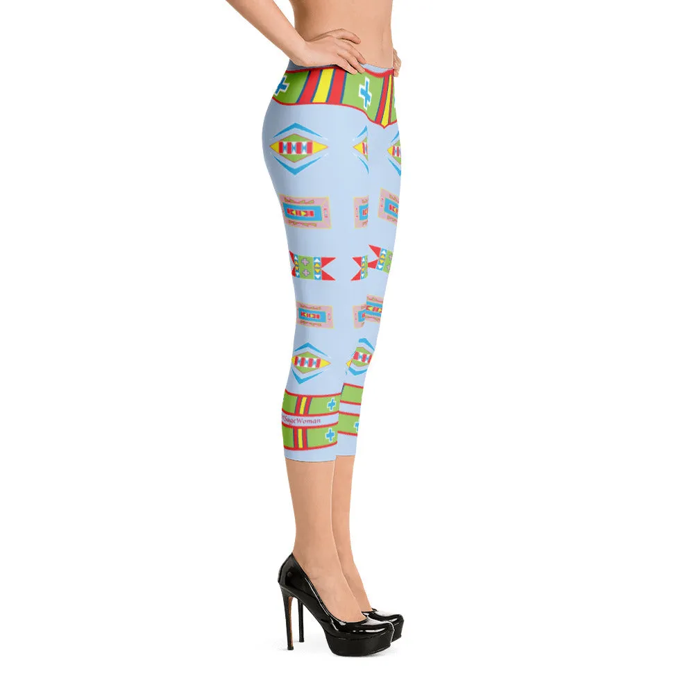 Baaalaxiileetash "I am Fearless" Capri Leggings