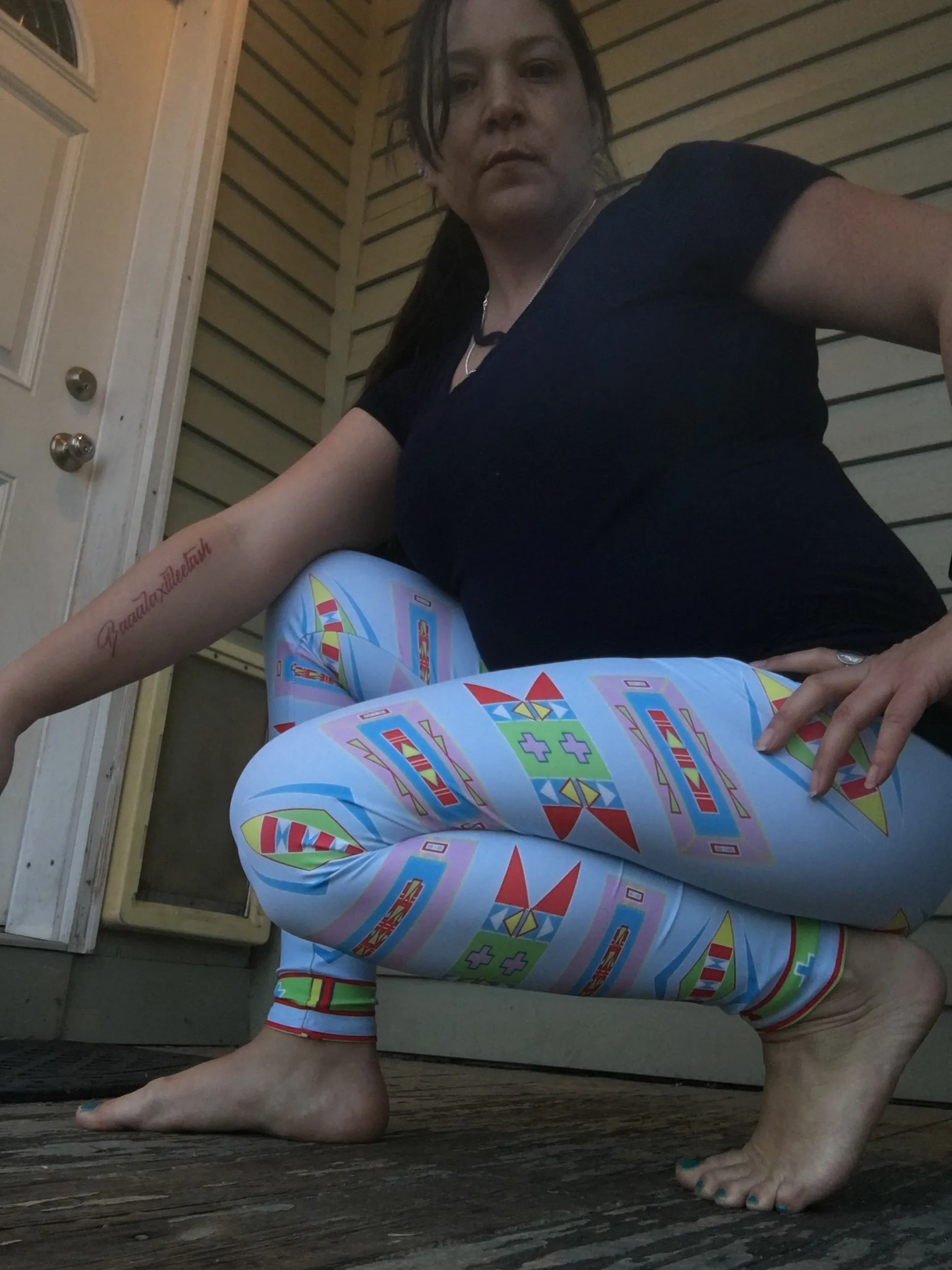Baalaxiileetash "I am Fearless" Leggings