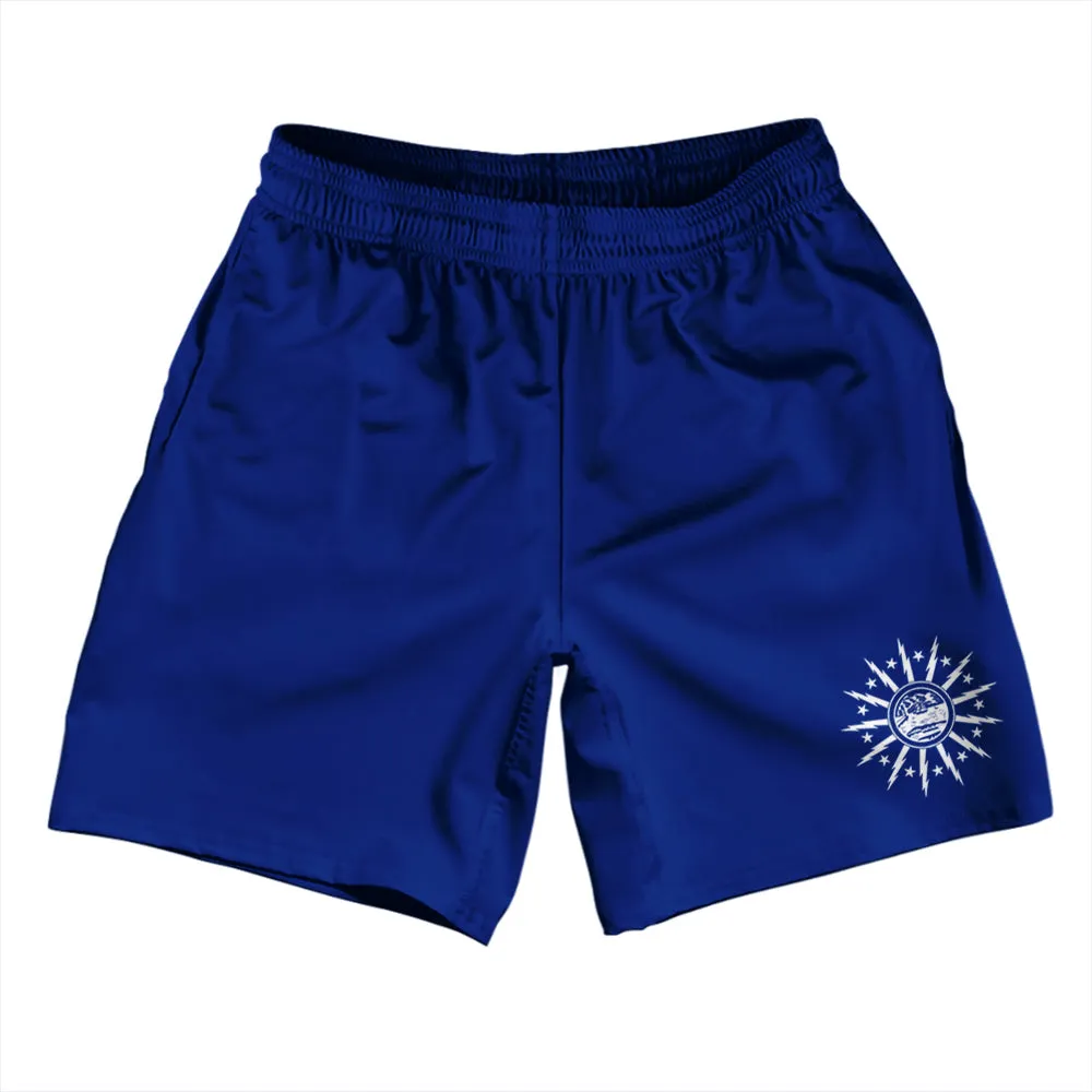 Buffalo Athletic Running Fitness Exercise Shorts 7" Inseam Shorts Made In USA