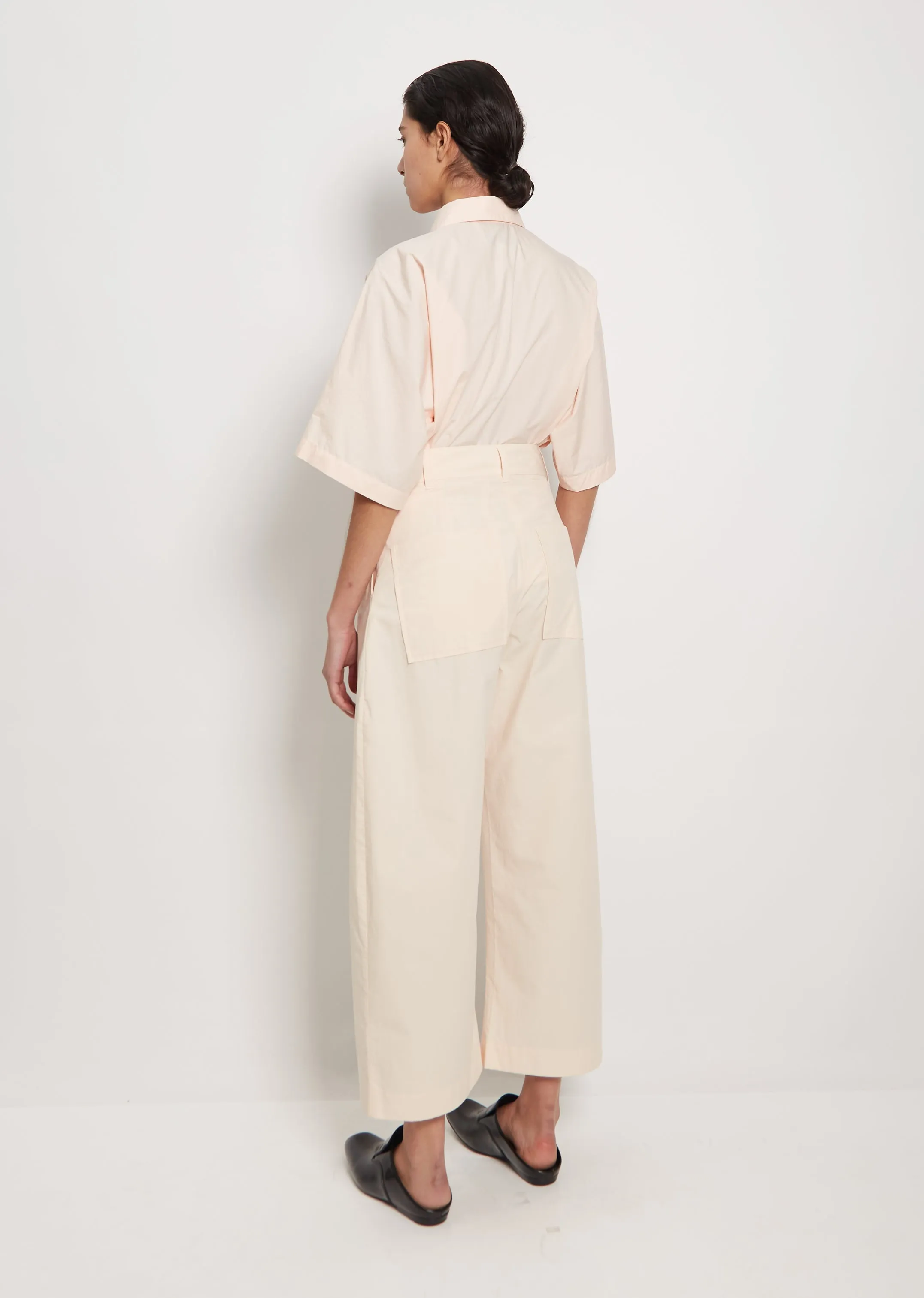 Chalco Crop Cotton Pant — Shell