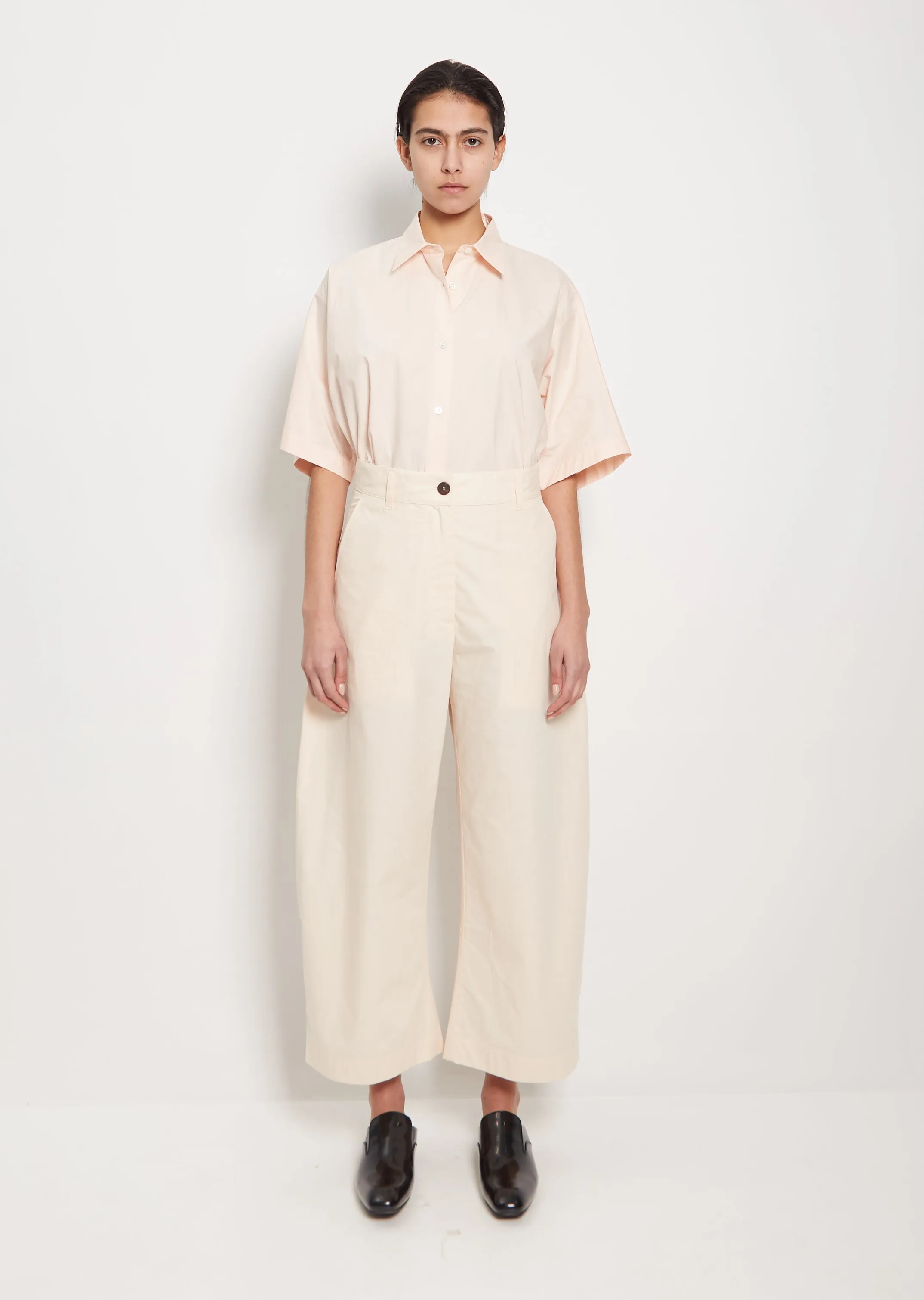 Chalco Crop Cotton Pant — Shell