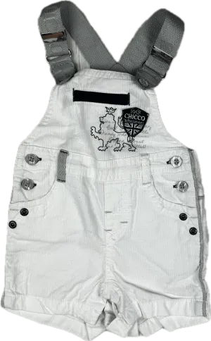 Chicco Bib & Brace Short Overalls - Size 3/6M