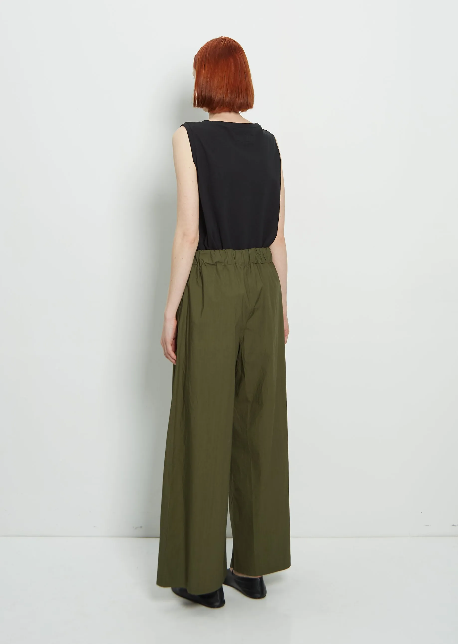 Cotton Dalla Pant — Olive