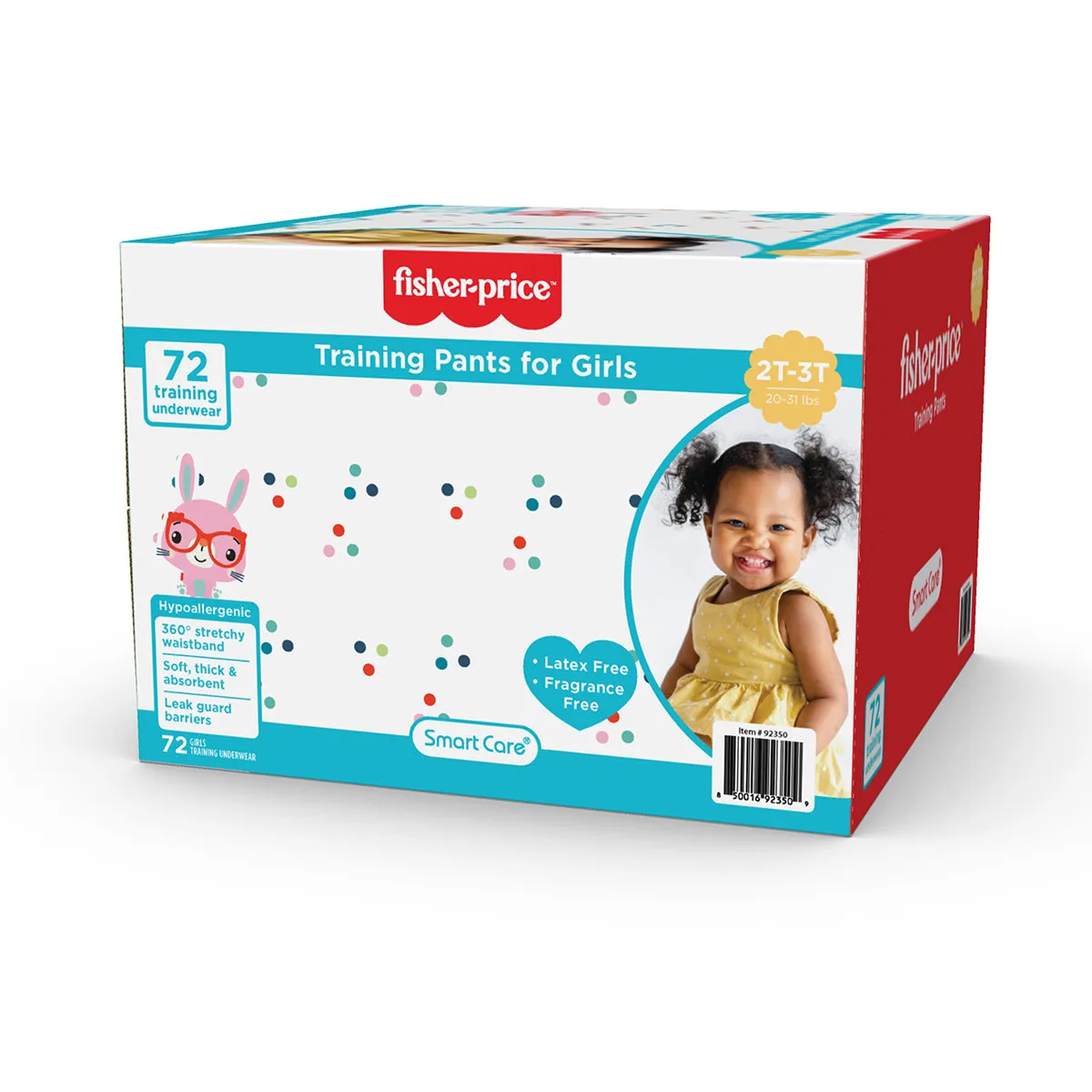 Fisher-Price Training Pants | 2T3T Girl - 72 Counts