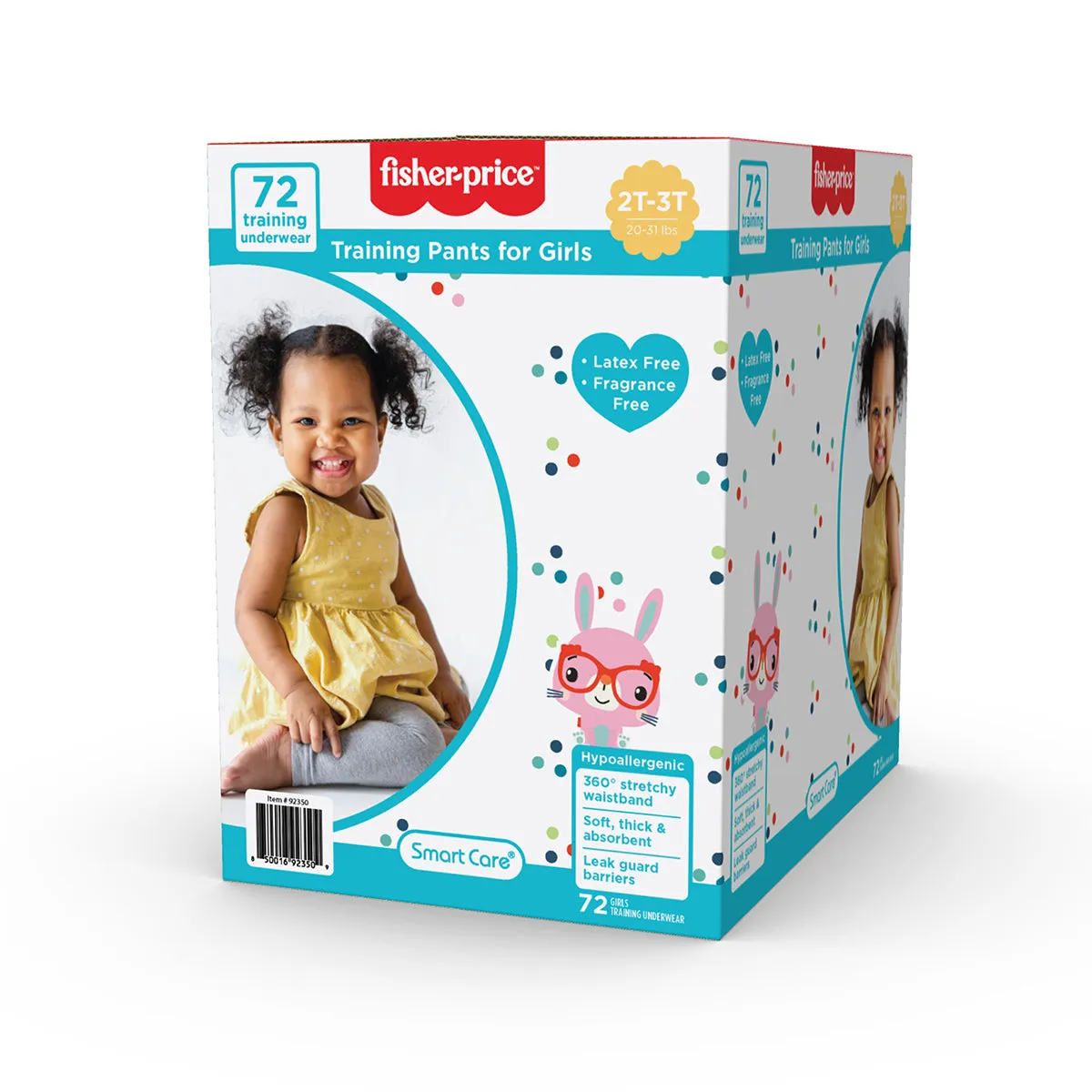 Fisher-Price Training Pants | 2T3T Girl - 72 Counts