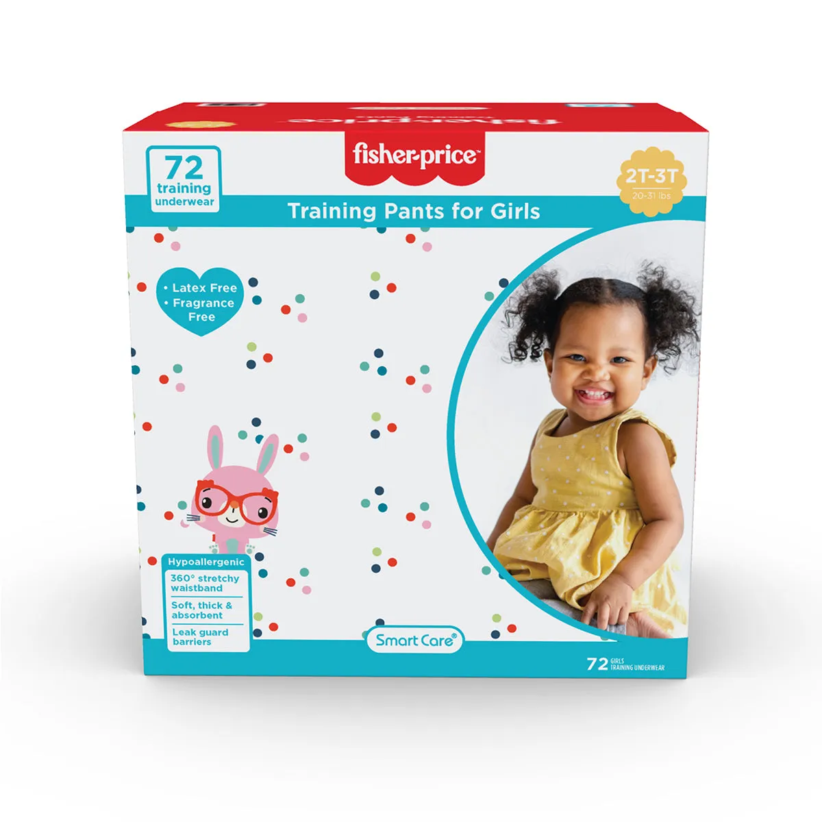 Fisher-Price Training Pants | 2T3T Girl - 72 Counts