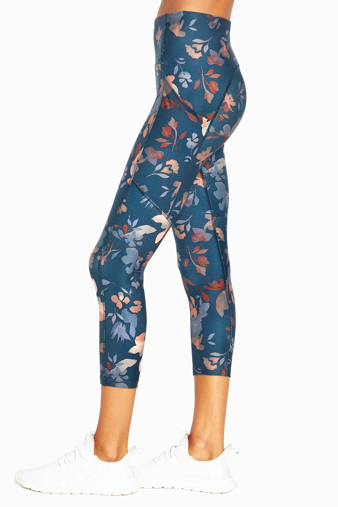 Jenna Side Pocket Mid Calf Capri