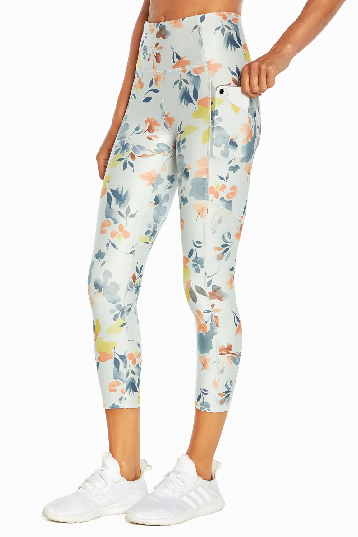 Jenna Side Pocket Mid Calf Capri
