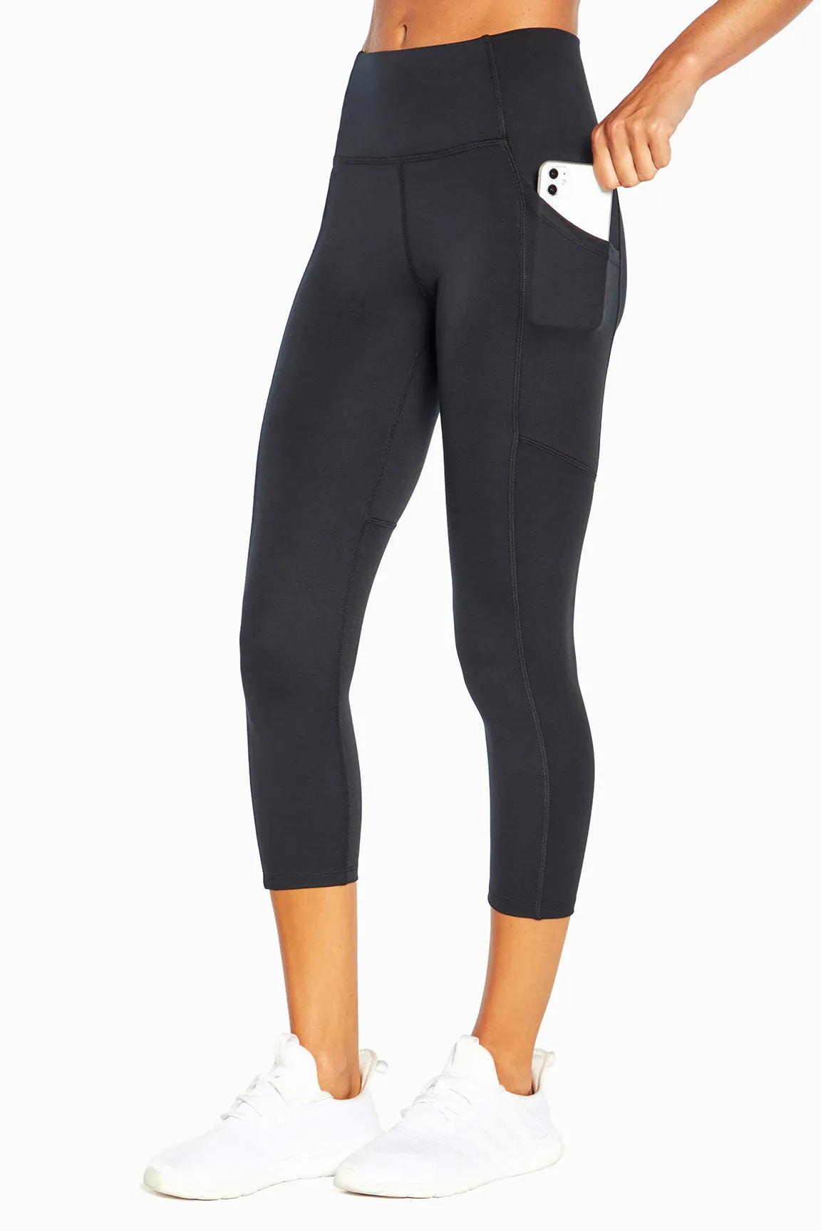 Jenna Side Pocket Mid Calf Capri