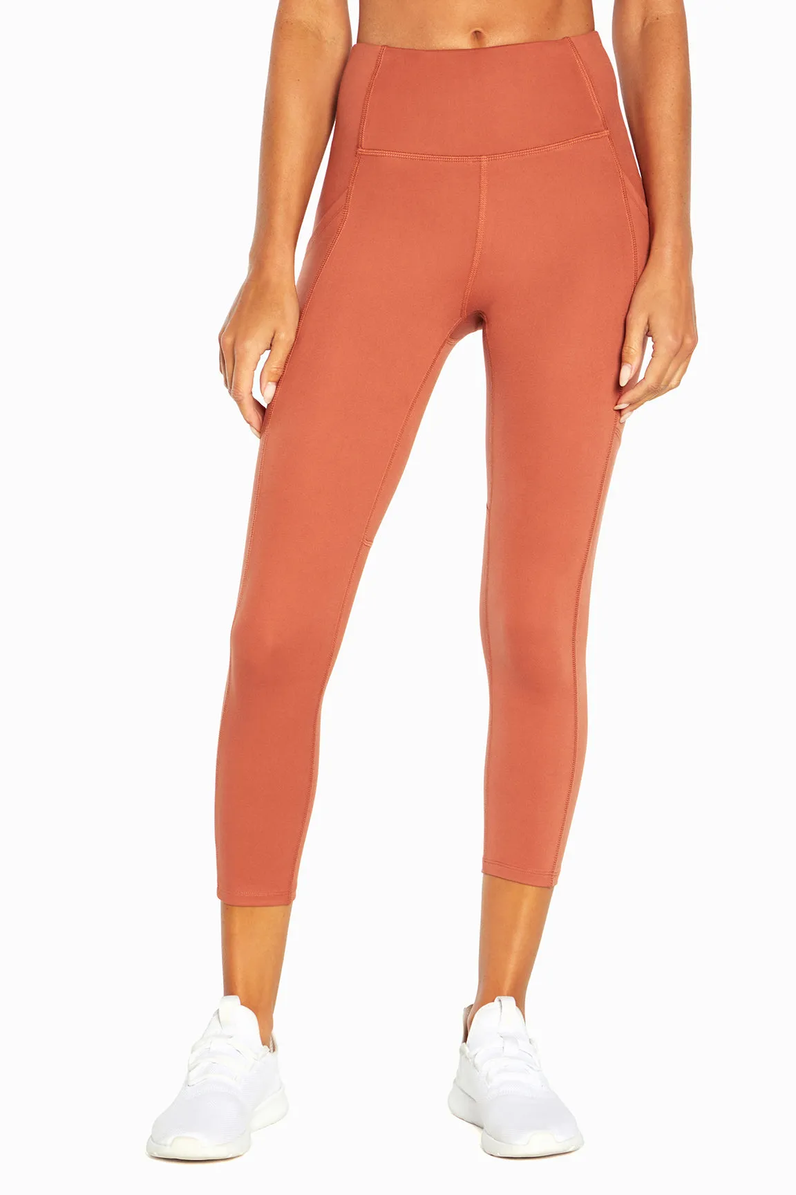 Jenna Side Pocket Mid Calf Capri