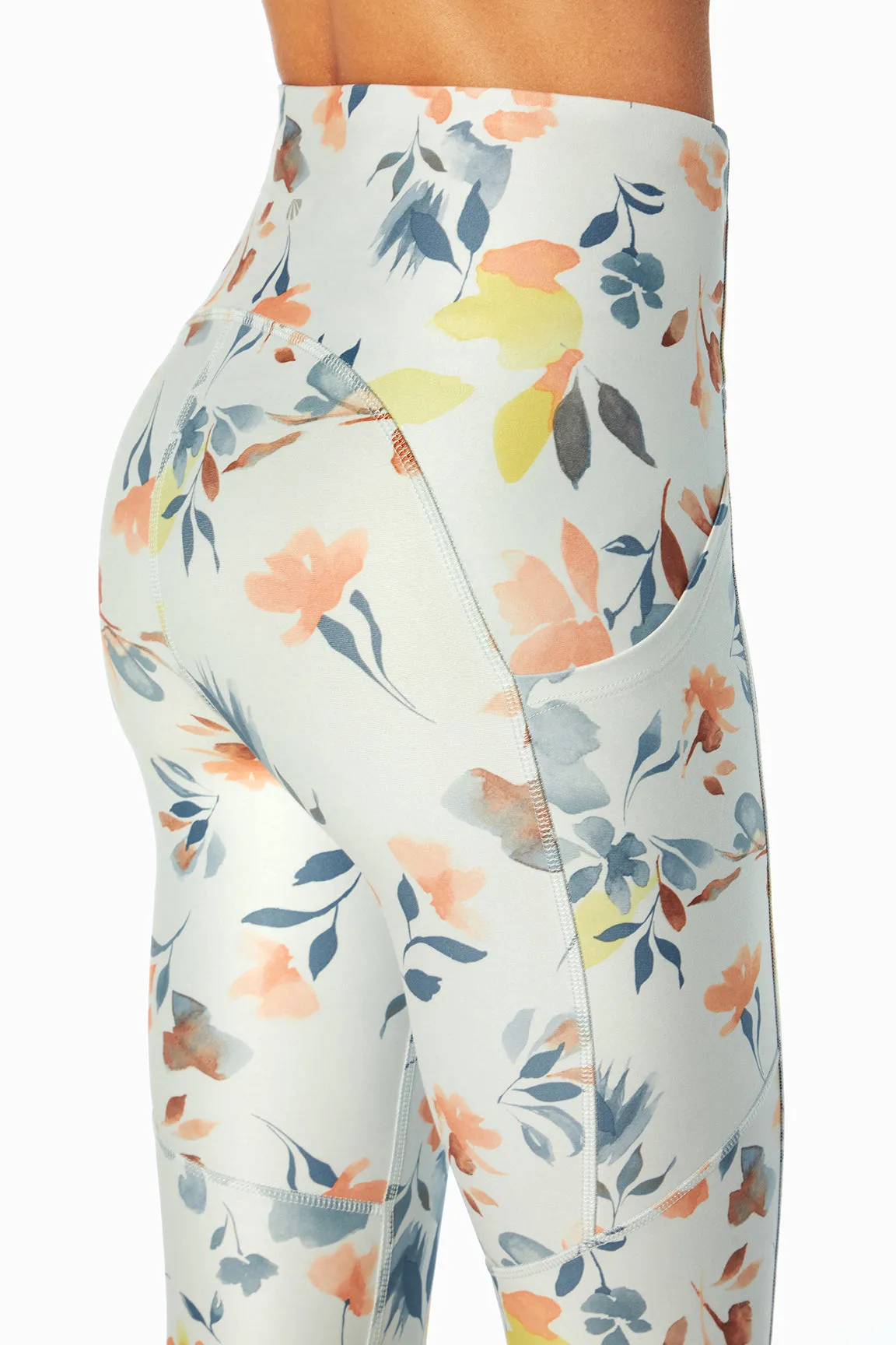 Jenna Side Pocket Mid Calf Capri