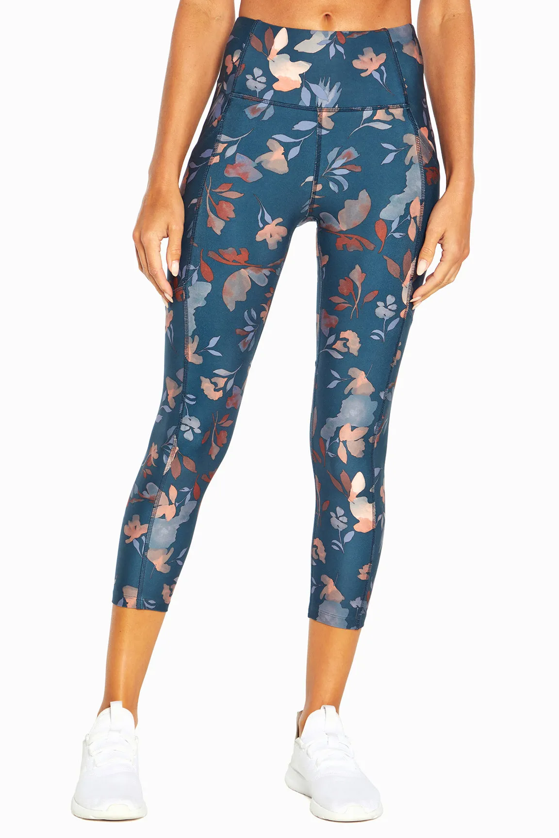 Jenna Side Pocket Mid Calf Capri