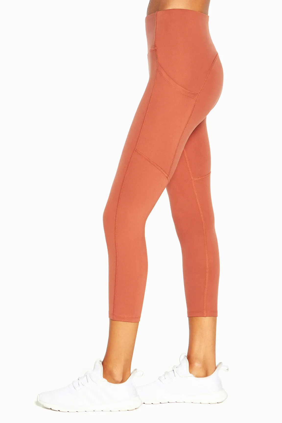 Jenna Side Pocket Mid Calf Capri
