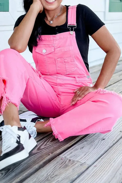Lovely Pink Overalls