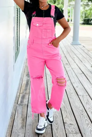 Lovely Pink Overalls