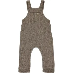 Me & Henry Beige knit GLEASON Jersey Overalls