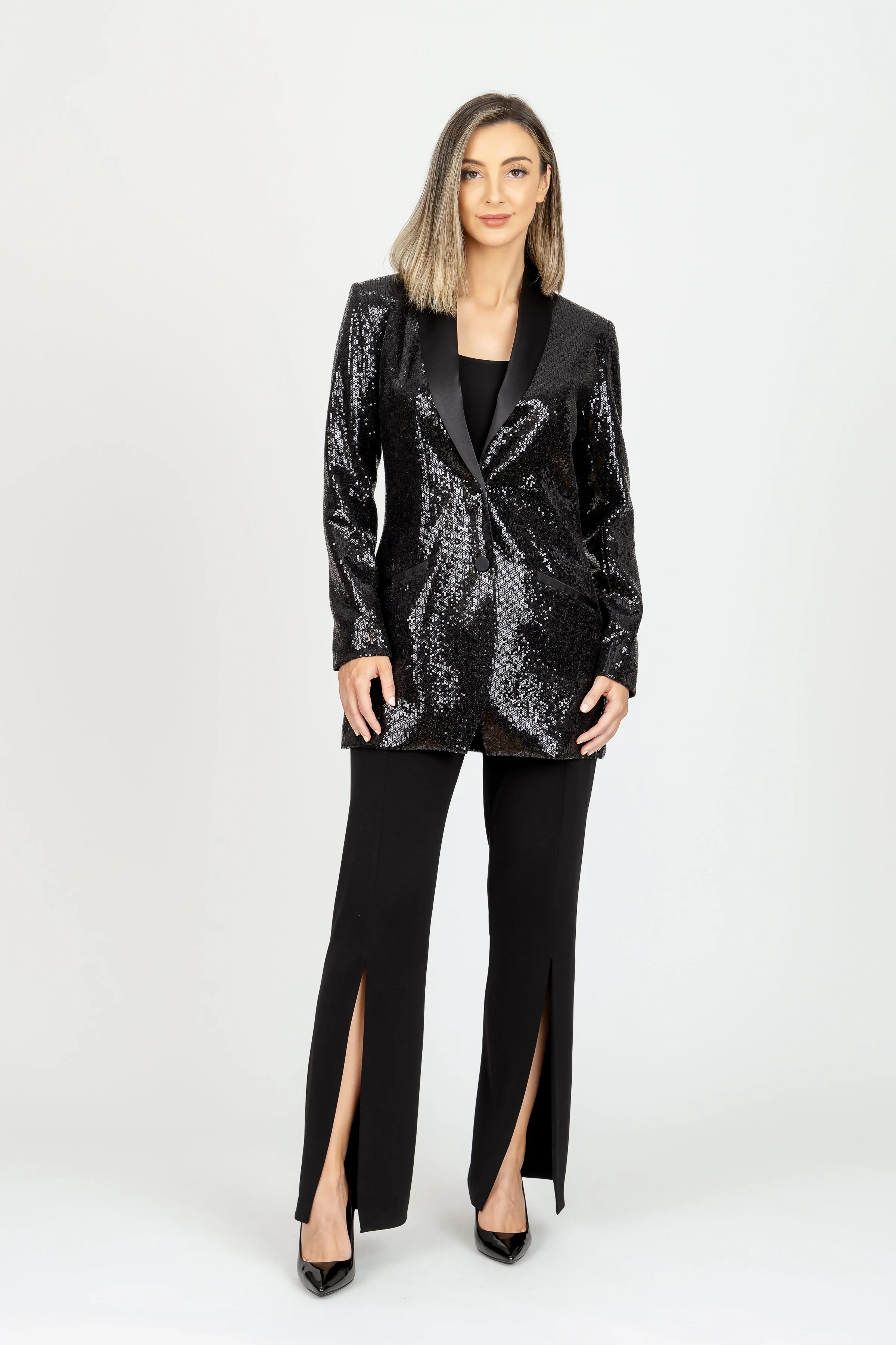 MIM Front Split Jersey Pant