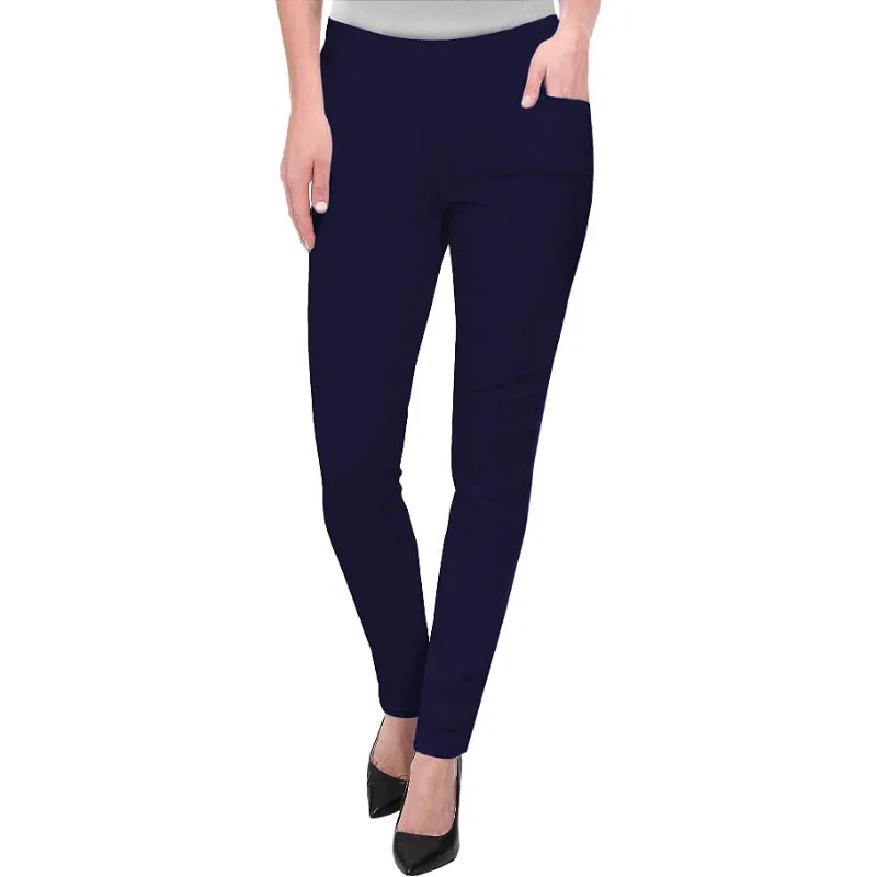 Office Skinny Leggings With Print For Women