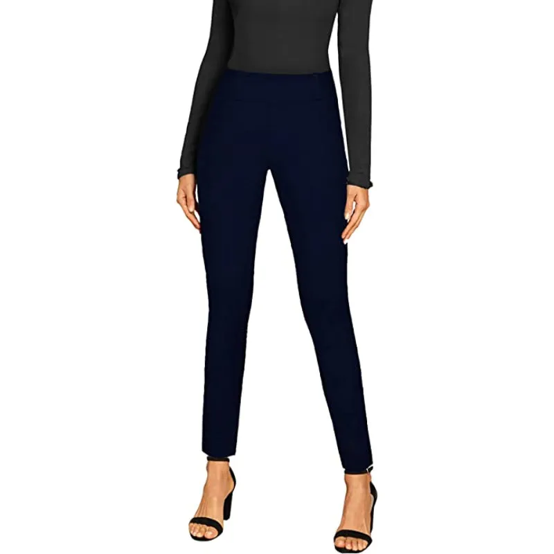 Office Skinny Leggings With Print For Women