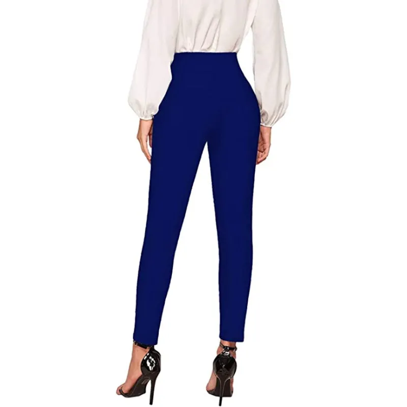 Office Skinny Leggings With Print For Women