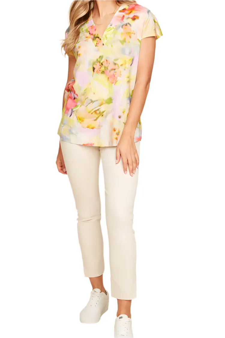 Renuar Pull On Crop Pant-NEW