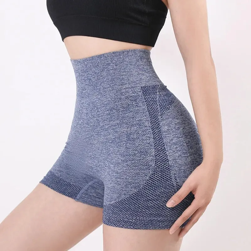 Sexy Booty Push Up Sport Yoga Women Seamless Spandex Running Cycling Shorts