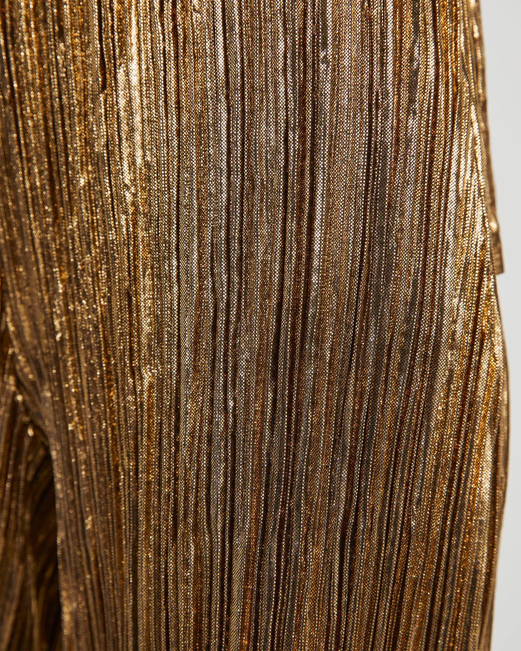 Sinclair Metallic Plisse Trouser Pants