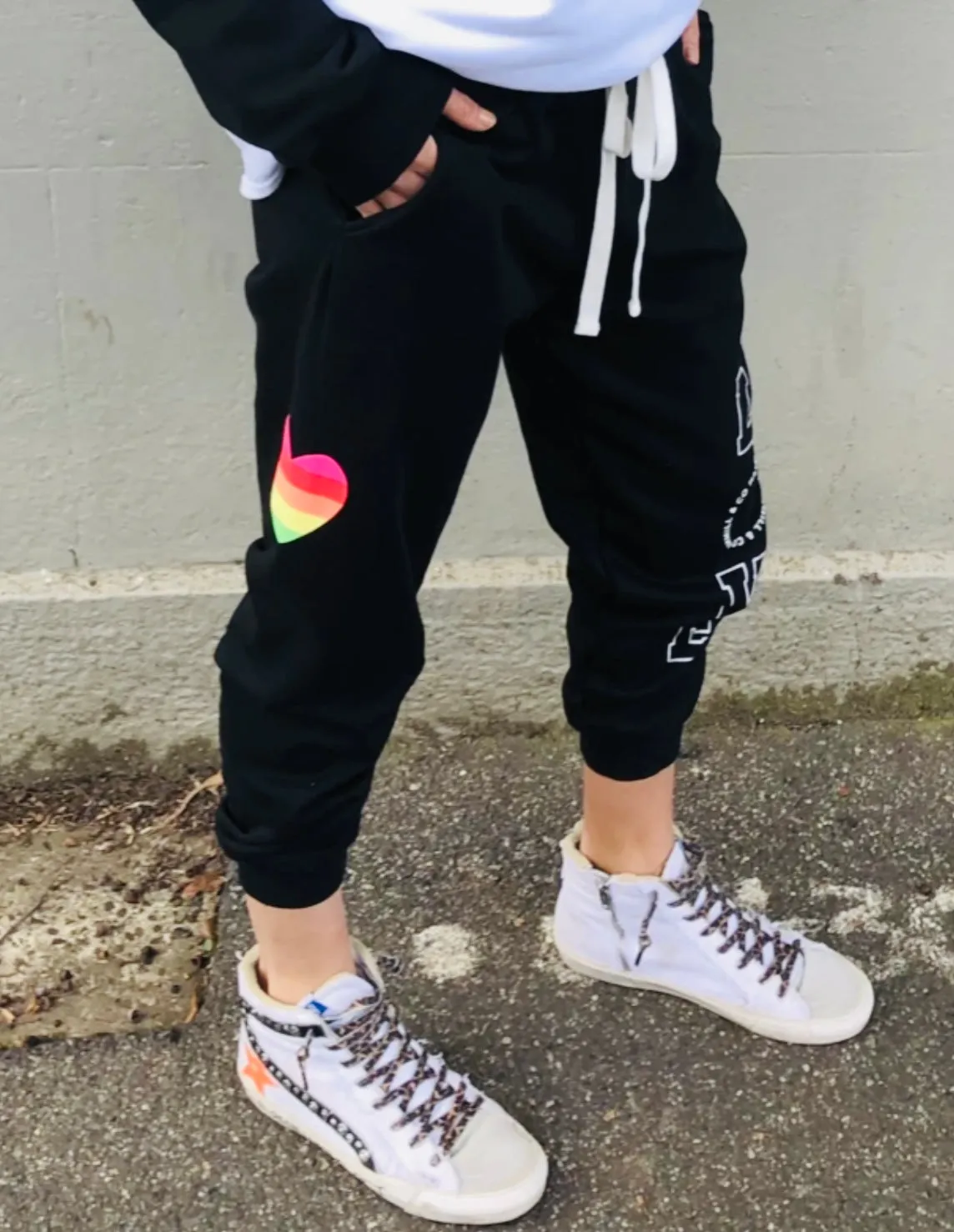 Sporty Rainbow Track Pant