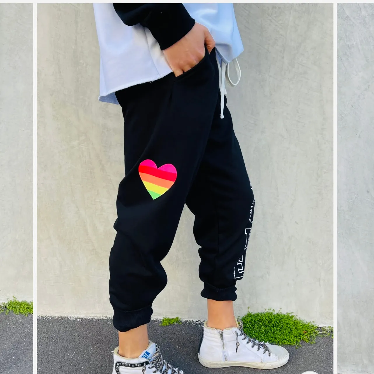 Sporty Rainbow Track Pant