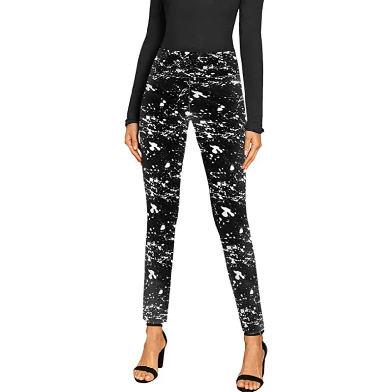 Women's Leggings Skinny Trousers With Print