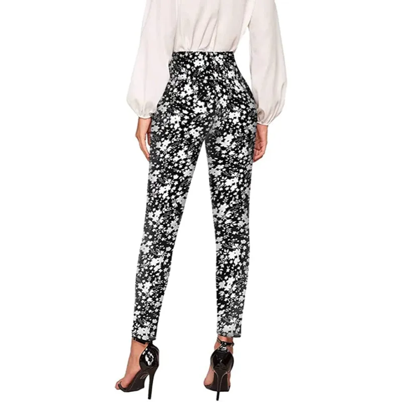 Women's Leggings Skinny Trousers With Print