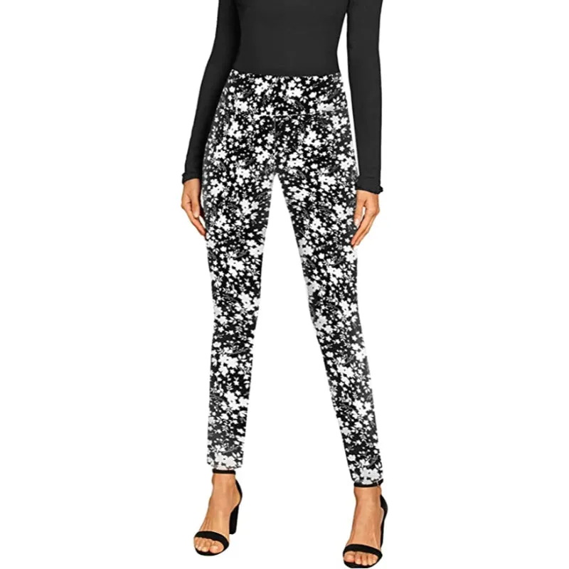 Women's Leggings Skinny Trousers With Print