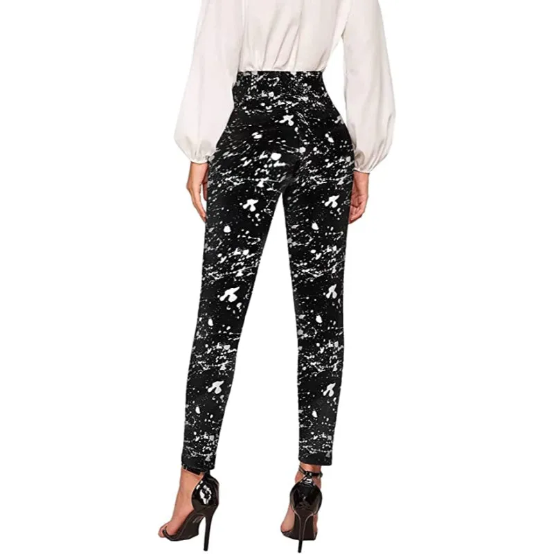 Women's Leggings Skinny Trousers With Print