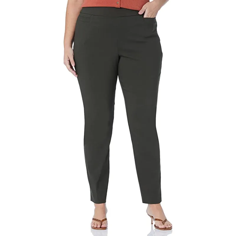 Women's Super Stretch Millennium Welt Pocket Pull On Career Pant