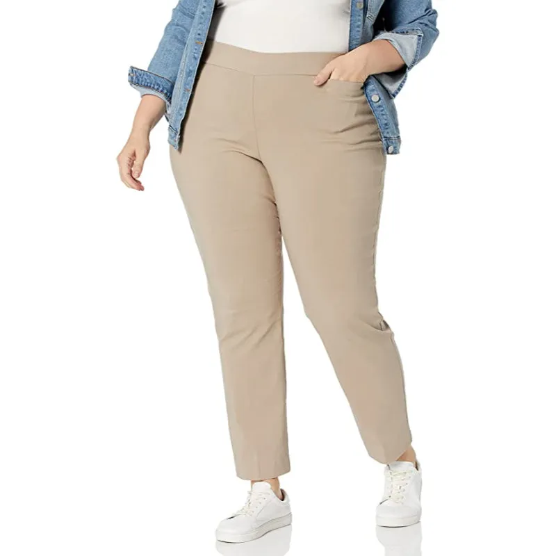 Women's Super Stretch Millennium Welt Pocket Pull On Career Pant